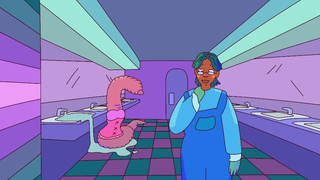 Mitch — restroom scene