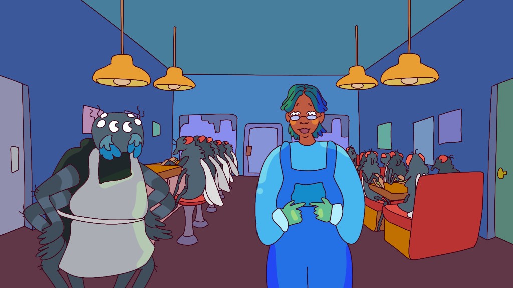 Mitch — stylized city street